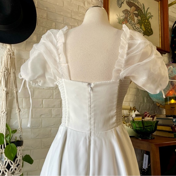 Amanda Uprichard Lovely Dress in Ivory Size Small - Picture 10 of 16